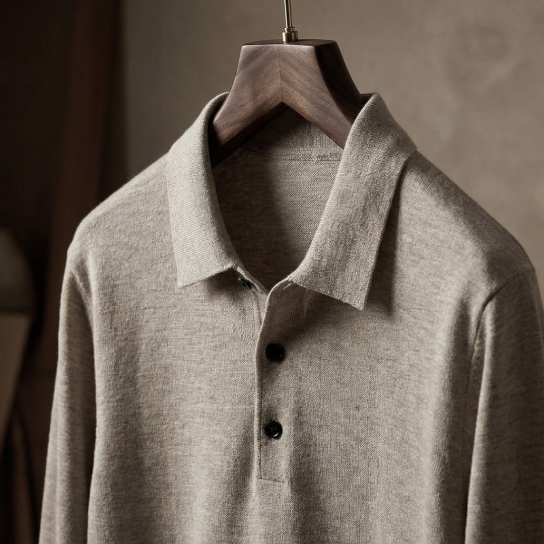 Aukey Merino Wool Polo Shirt