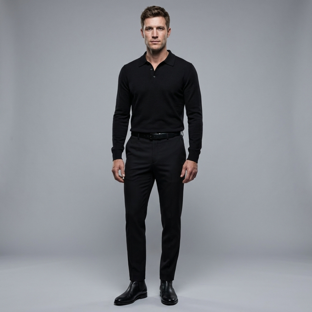 Aukey Merino Wool Polo Shirt
