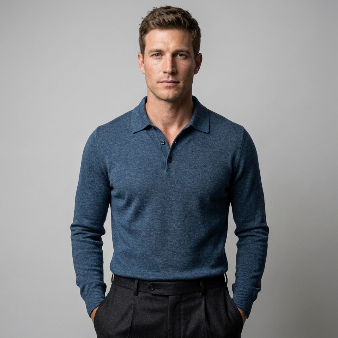 Aukey Merino Wool Polo Shirt